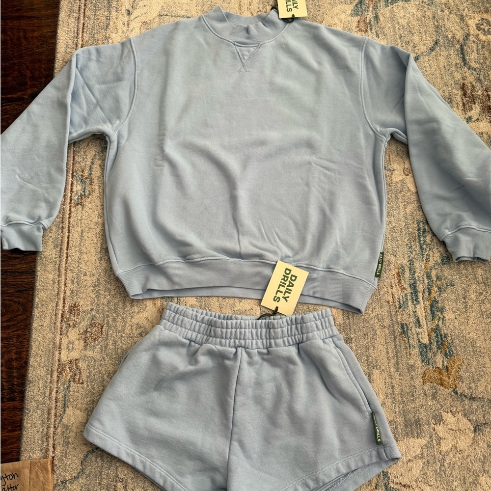 Daily Drills Sky Blue Lounge Set